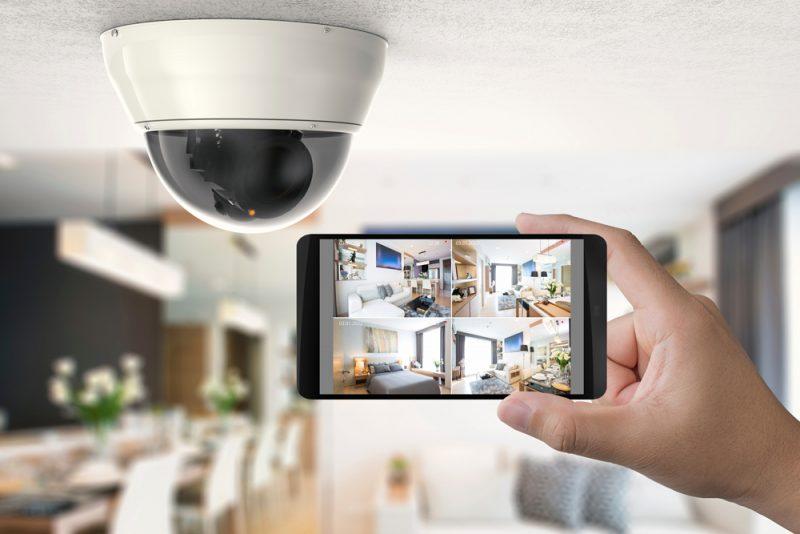 Telecamera di videosorveglianza installata da Garulli